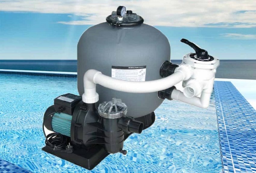 Песочный фильтр для очищения воды в бассейне является одним из бюджетных вариантов