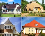 Виды крыш, рис. 2: 5 — ломаная; 6 — купольная; 7 — конусная; 8 — шатровая Виды крыш, рис. 2: 5 — ломаная; 6 — купольная; 7 — конусная; 8 — шатровая