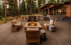 Одноэтажный дом, возведенный из профилированного бруса Одноэтажный дом, возведенный из профилированного бруса