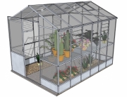 Визуализация конструкции парника из профильной трубы Визуализация конструкции парника из профильной трубы