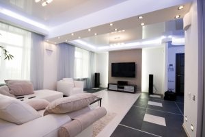 Светодиодная лента для натяжной конструкции создает эффект парящего потолка Светодиодная лента для натяжной конструкции создает эффект парящего потолка