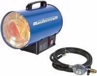 Газовый обогреватель-пушка для гаража, работающий на пропане Газовый обогреватель-пушка для гаража, работающий на пропане