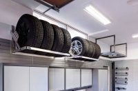 Складные угловые полки для сезонного хранения шин Складные угловые полки для сезонного хранения шин