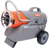 Тепловая газовая, дизельная или электрическая пушка - распространенный вариант отопления в гараже Тепловая газовая, дизельная или электрическая пушка - распространенный вариант отопления в гараже