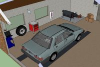 Пример использования в гараже твердотопливной печи типа булерьян Пример использования в гараже твердотопливной печи типа булерьян