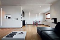 Интерьер с врезными линейными led-светильниками Интерьер с врезными линейными led-светильниками