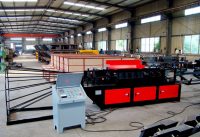 Автоматизированный гидравлический правильно-отрезной станок METAL KING GJH-14 на производстве, занимающемся изготовлением металлических конструкций Автоматизированный гидравлический правильно-отрезной станок METAL KING GJH-14 на производстве, занимающемся изготовлением металлических конструкций