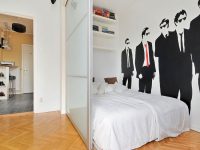 Раздвижная перегородка в современном интерьере Раздвижная перегородка в современном интерьере