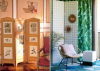 В сети Интернет можно найти массу оригинальных идей по украшению комнатных ширм В сети Интернет можно найти массу оригинальных идей по украшению комнатных ширм