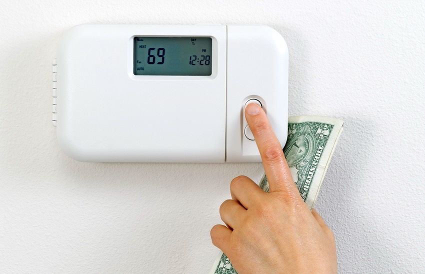 Терморегулятор помогает снизить расходы на отопление на 30-40%