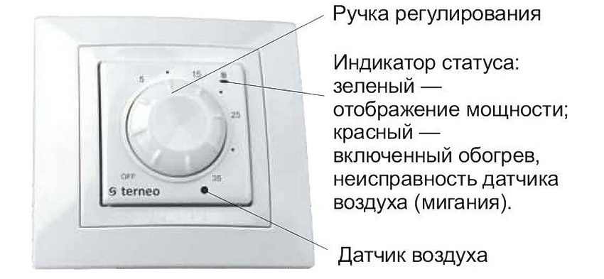 Терморегулятор для электрического отопления