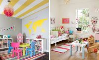 Детские комнаты с ярким декором Детские комнаты с ярким декором