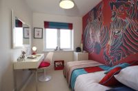 3D фотообои на стене в комнате девочки-подростка 3D фотообои на стене в комнате девочки-подростка