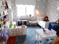 Несколько функциональных зон в комнате девочки Несколько функциональных зон в комнате девочки