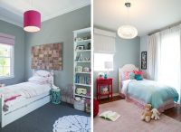 Серо-голубые оттенки в оформлении комнат для девочек Серо-голубые оттенки в оформлении комнат для девочек