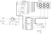 Электрическая схема цифрового термометра Электрическая схема цифрового термометра
