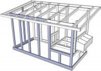 Каркасная конструкция является оптимальной для птичника, так как ее возведение отличается высокой скоростью, а также простотой Каркасная конструкция является оптимальной для птичника, так как ее возведение отличается высокой скоростью, а также простотой