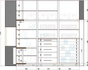 Чертеж шкафа для гардеробной с размерами Чертеж шкафа для гардеробной с размерами