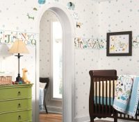 Бордюр будет хорошо смотреться на любой высоте от пола Бордюр будет хорошо смотреться на любой высоте от пола