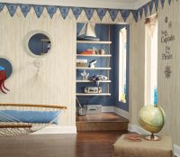 Тематическая детская комната с ярким бордюром Тематическая детская комната с ярким бордюром