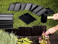 Ограждение для клумб и грядок легко собирается из секций Ограждение для клумб и грядок легко собирается из секций