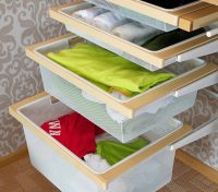 Выдвижные корзинки гардеробной системы Aristo Выдвижные корзинки гардеробной системы Aristo