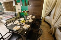 Для обогрева помещения использован электрический теплый плинтус Для обогрева помещения использован электрический теплый плинтус