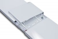 Алюминиевый корпус для монтажа электрического тепло плинтуса Алюминиевый корпус для монтажа электрического тепло плинтуса