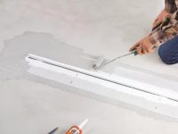 Шаг 3: установка трапа в стяжку, гидроизоляция пола перед укладкой плитки Шаг 3: установка трапа в стяжку, гидроизоляция пола перед укладкой плитки