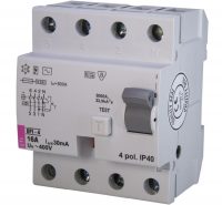 УЗО состоит из трансформатора дифференциального тока, магнитоэлектрического реле, соленоида и кнопки «Тест» УЗО состоит из трансформатора дифференциального тока, магнитоэлектрического реле, соленоида и кнопки «Тест»