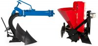 Специальное оборудование, облегчающее земляные работы - оборотный плуг и картофелесажалка Специальное оборудование, облегчающее земляные работы - оборотный плуг и картофелесажалка