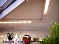 Подсветка рабочей поверхности кухни с помощью специальных LED ламп
