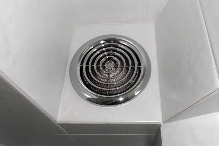Вытяжной вентилятор в ванной комнате