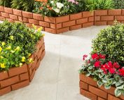 Декоративные пластиковые ограждения с имитацией под кирпич Декоративные пластиковые ограждения с имитацией под кирпич