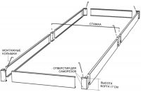 Схема сборки грядки из пластиковых панелей Схема сборки грядки из пластиковых панелей