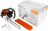 Модель бензопилы STIHL 250, расходует небольшое количество топлива при довольно высокой мощности Модель бензопилы STIHL 250, расходует небольшое количество топлива при довольно высокой мощности