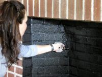 Для окрашивания отдельных элементов печи или камина не подвергающихся прямому нагреву подойдет краска с невысоким уровнем жаростойкости Для окрашивания отдельных элементов печи или камина не подвергающихся прямому нагреву подойдет краска с невысоким уровнем жаростойкости