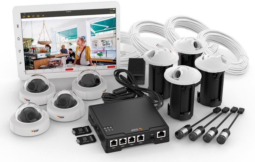 Комплект видеонаблюдения включает все необходимые провода, камеры и остальные комплектующее для моментальной установки и использования