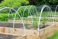 Создать долговечный парник своими руками можно, скомбинировав пластиковые и ПНД трубы для прочности Создать долговечный парник своими руками можно, скомбинировав пластиковые и ПНД трубы для прочности