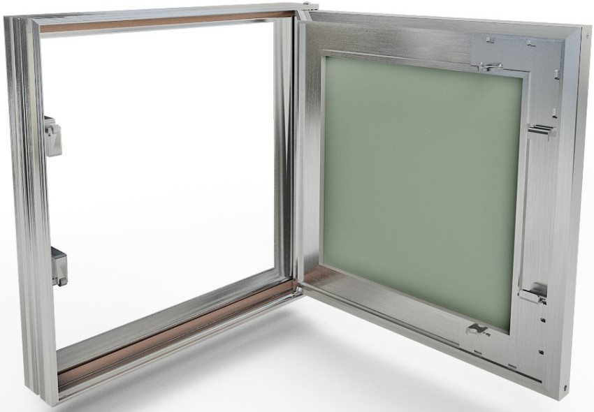 Поверхность дверцы люка можно облицовывать керамической плиткой толщиной до 1,5 см