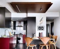 Пример удачной реализации навесного потолка в стиле минимализм Пример удачной реализации навесного потолка в стиле минимализм