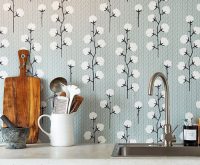 Моющиеся обои для рабочей зоны кухни Моющиеся обои для рабочей зоны кухни