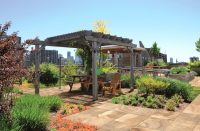 Сад с беседкой на крыше - чудесное место отдыха Сад с беседкой на крыше - чудесное место отдыха