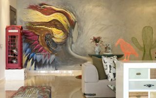 Роспись стен в интерьере: необычное решение в современной квартире