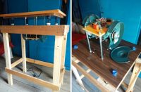 Вибростол для изготовления тротуарной плитки можно изготовить из подручных материалов без значительных финансовых вложений Вибростол для изготовления тротуарной плитки можно изготовить из подручных материалов без значительных финансовых вложений