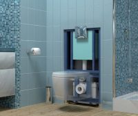 Ниша в стене - оптимальное место для установки насоса Сололифт CWC-3 Ниша в стене - оптимальное место для установки насоса Сололифт CWC-3