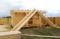 Тип мансардной крыши следует продумать еще на этапе планировки, чтобы рассчитать будущую нагрузку на фундамент и стены бани Тип мансардной крыши следует продумать еще на этапе планировки, чтобы рассчитать будущую нагрузку на фундамент и стены бани