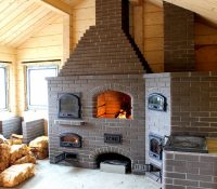 Для строительства камина используется специальный огнеупорный кирпич Для строительства камина используется специальный огнеупорный кирпич