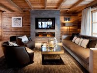 Самым популярным вариантом размещения декоративного камина является использование ниши из гипсокартона Самым популярным вариантом размещения декоративного камина является использование ниши из гипсокартона