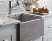 Раковина из искусственного камня с глубокой одинарной чашей Раковина из искусственного камня с глубокой одинарной чашей